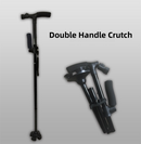 Folding LED Walking Cane with Dual Handle - Adjustable(88-98CM), Anti-Slip 4-Prong Base, and Stand-Up Function for Seniors-4