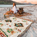 Mutifunctional 90 x 180 CM Bohemian Outdoor Picnic Blanket & Throw - Thick, Moisture-Proof Mat for Camping, Beach & Home Decor-3