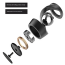 Grey top rose gold beads Kinetic Levitating Desk Toy - Silent Spinning Floating Gyroscope for Stress Relief & Office Decor-2