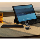 Grey top rose gold beads Kinetic Levitating Desk Toy - Silent Spinning Floating Gyroscope for Stress Relief & Office Decor-4