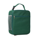 Green Insulated Lunch Bag with Shoulder Strap - Portable & Large Capacity Thermal Bento Tote-1