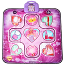 Kids Electronic Dance Mat Princess Theme Musical Rhythm Game with LED Lights Adjustable Volume Non-Slip Floor Playmat for Girls Age 3+-1