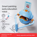 Blue Interactive Drawing Robot Educational Art Toy for Kids Smart Voice Guide Step-by-Step Painting Tutor with Cards-4