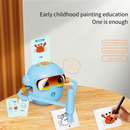 Blue Interactive Drawing Robot Educational Art Toy for Kids Smart Voice Guide Step-by-Step Painting Tutor with Cards-5