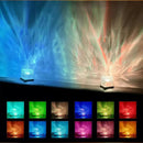 Square Dynamic Water Ripple Projector Night Light 16 RGB Colours Rechargeable LED Atmosphere Lamp with Remote Control for Bedroom and Photography-2