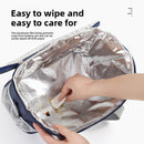 Insulated Lunch Bag Thermal Cooler Tote with Adjustable Shoulder Strap Waterproof Lining for Work School & Picnics Purple Small-8