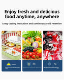 Large Insulated Cooler Bag Thermal Lunch Tote 16L Capacity with Adjustable Shoulder Strap for Picnics Camping & Work Pink-7