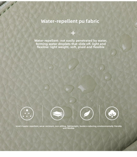 Women's Soft PU Leather Sling Bag Crossbody Chest Purse with Adjustable Boho Strap - Lightweight Multi-Pocket Shoulder Daypack for Travel & Daily Use - Red