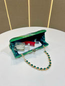 Luxury Green Rhinestone Evening Clutch Bag Women Crystal Sparkle Formal Purse with Chain Strap for Wedding Party Prom-10