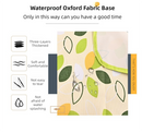 Red and White Plaid Foldable Waterproof & Moisture-Proof Picnic Blanket 150x100CM - 600D Three-Layer Composite Oxford Extra Large Mat for Beach & Camping-5
