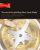 500g Large-Capacity Electric Grinder and Pulverizer with 5 Set Blades - Multi-Function 300W Kitchen Mill for Grains, Spices, Coffee Beans-6