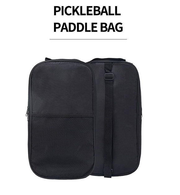 Grey and Black T700 Carbon Fiber Pickleball Paddle Set - 16mm Textured Matte Finish with Oxford Carry Bag & PE Balls