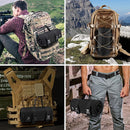 200x75CM Green Outdoor Tactical Roll-Up Shooting Mat - MOLLE Webbing & Stake Down Eyelets - Portable Waterproof Ground Pad for Field Training, Camping & Picnic-4