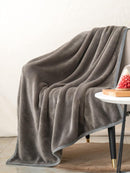 3-in-1 Envelope Folding Travel Blanket / Pillow / Wearable Snap-on Shawl - Soft Thickened 230GSM Flannel Nap Blanket for Airplane, Office and Home, Space Saving & Machine Washable, Coffee 40 x 60 inch-5