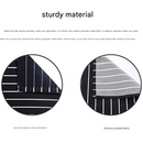 2-Pack Striped Adjustable Apron - Cross-Neck Bib Work Apron for Restaurant Catering Gardening(black thick stripes)-2