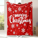Christmas Flannel Throw Blanket and Snowman Curtain Tieback Set, 150x200cm Thick Fleece Sofa Blanket with 2 Plush Snowman Velcro Curtain Holders for Holiday Home Decor-5