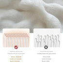 Grey Luxury Bubble Fleece Throw Blanket 180x200cm Sofa Couch Bed Blanket with FREE Pair of Flower Curtain Tiebacks, Soft Plush Textured Home Throw for Living Room Bedroom Decor-4