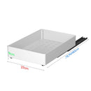 71CM White Extended Pull Out Cabinet Organizer (Large Tray 40 x 27 x 9cm) - Slide Out Drawer Shelves & Base Cabinet Storage Trays for Kitchen Spices, Bowls, and Cookware-1
