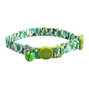 Style 7 Adjustable Anti-suffocation Cat Collar with Bell (15 to 30cm) -  Lightweight Printed Kitten Breakaway Neck Collar, Quick Release Safety Buckle, Colourful Pet Accessories, Style 1-1