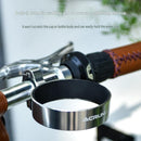 Black Aluminium Alloy Bicycle Cup Holder - Adjustable Handlebar Mount for Coffee Bottles, Universal Drink Rack for E-Bikes Motorcycles Road Bikes-5