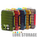 Yellow Large Size 19.8cm Fishing Lure Storage Box - Double Sided PP Tackle Organizer with Drainage System - Durable Hard Case for Minnows, Crankbaits, Hooks-2