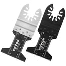VEVOR 30PCS Multi Tool Blades Kits, Universal Quick Release Oscillating Saw Blades, 8 Types Wood Metal Plastic Oscillating Tool Blades, Fit Dewalt Bosch Milwaukee Hitachi Chicago Craftsman-8