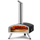 VEVOR Outdoor Pizza Oven, 12-inch, Wood Pellet and Charcoal Fired Pizza Maker, Portable Outside Stainless Steel Pizza Grill with Pizza Stone, Waterproof Cover, Shovel, Wood Burner for Backyard Camping-1