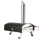 VEVOR Outdoor Pizza Oven, 12-inch, Wood Pellet and Charcoal Fired Pizza Maker, Portable Outside Stainless Steel Pizza Grill with Pizza Stone, Waterproof Cover, Shovel, Wood Burner for Backyard Camping-10