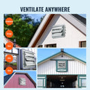 VEVOR Shutter Exhaust Fan, 254 mm High-speed 1400RPM 753 CFM, Aluminum Wall Mount Attic Fan with AC-motor, Ventilation and Cooling for Greenhouses, Garages, Sheds, Shops-6