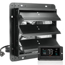 VEVOR Shutter Exhaust Fan, 305 mm /12 inch with Temperature Humidity Controller, EC-motor, 904 CFM, Variable Speed Adjustable Wall Mount Attic Fan, Ventilation and Cooling for Greenhouses, Garages, Sheds-10