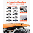 Soft Roof Rack Pads 33in 176lbs Load Capacity for Kayak Canoe Surfboard Luggage-2