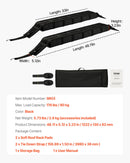 VEVOR Soft Roof Rack Pads 33in 176lbs Load Capacity for Kayak Canoe Surfboard Luggage-7