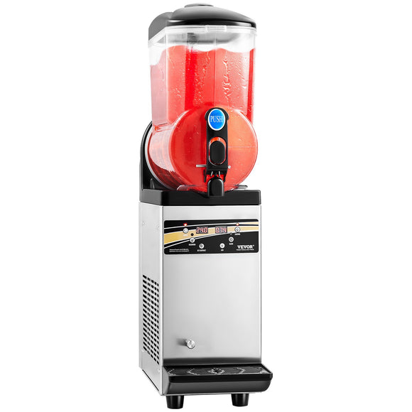 VEVOR Commercial Slushy Machine 15L Margarita Smoothie Frozen Drink Maker
