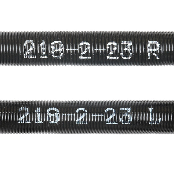 VEVOR Garage Door Torsion Springs Pair of 0.218 x 2 x 23inch with Winding Bars