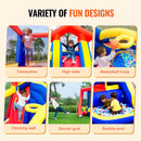 VEVOR Inflatable Bounce House, Outdoor High Quality Playhouse Trampoline, Jumping Bouncer with Blower, Slide, and Storage Bag, Family Backyard Bouncy Castle, for Kid Ages 3_8 Years, 3.3x3x2.3m-4