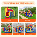 VEVOR Inflatable Bounce House, Outdoor High Quality Playhouse Trampoline, Jumping Bouncer with Blower, Slide, and Storage Bag, Family Backyard Bouncy Castle, for Kid Ages 3_8 Years, 3.3x3x2.3m-6