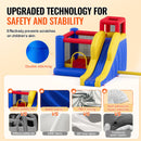 VEVOR Inflatable Bounce House, Outdoor High Quality Playhouse Trampoline, Jumping Bouncer with Blower, Slide, and Storage Bag, Family Backyard Bouncy Castle, for Kid Ages 3_8 Years, 3.4x2.6x2.3m-3