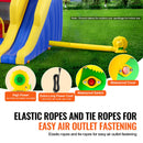VEVOR Inflatable Bounce House, Outdoor High Quality Playhouse Trampoline, Jumping Bouncer with Blower, Slide, and Storage Bag, Family Backyard Bouncy Castle, for Kid Ages 3_8 Years, 3.4x2.6x2.3m-5
