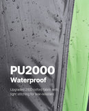 VEVOR Truck Tent 5.0-5.2ft Waterproof PU2000 Truck Bed Camping Tent 2-3 Person-5