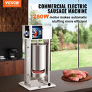 VEVOR Electric Sausage Stuffer 15L Variable Speed Sausage Maker Stainless Steel-2