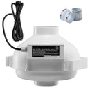 4" to 4.5" Radon Mitigation Fan System Quiet 190CFM Inline Duct Waterproof-1