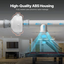 VEVOR 4" to 4.5" Radon Mitigation Fan System Quiet 190CFM Inline Duct Waterproof-6