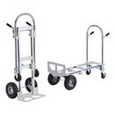 VEVOR Aluminum Hand Truck, 2 in 1, 363 kg Max Load Capacity, Heavy Duty Industrial Convertible Folding Hand Truck and Dolly, Utility Cart Converts from Hand Truck to Platform Cart with Rubber Wheels-9