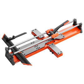 1000 mm Manual Tile Cutter, Upgraded Sliding Head Cutting Tool with Spring-Loaded Base, Angle Fence, Tungsten Carbide Cutting Wheel, Alignment Guide, for DIY Pros, Ceramic, Floor & Wall Tiles