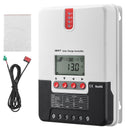 20A MPPT Solar Charge Controller, Auto DC Input, Solar Panel Regulator Charger with LCD Display Temperature Sensor Cable, for Sealed(AGM), Gel, Flooded and Lithium Battery Charging-1