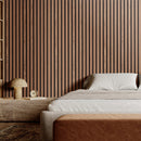 VEVOR Wood Slat Acoustic Panels 23.6 x 47.2 inch for Modern Wall Decor Walnut-8