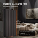 Wood Slat Acoustic Panels 23.6 x 47.2 inch for Modern Wall Decor Black Oak-6