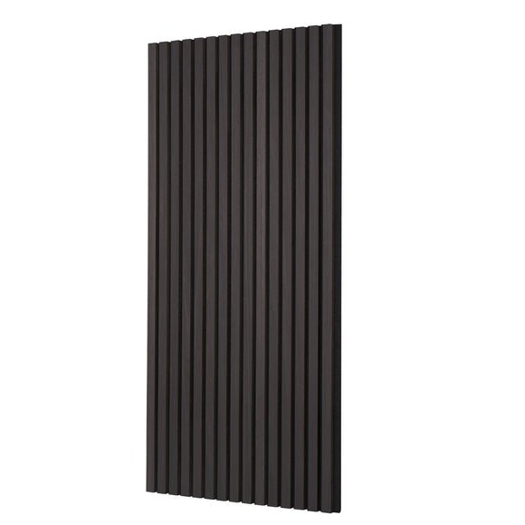 VEVOR Wood Slat Acoustic Panels 23.6 x 47.2 inch for Modern Wall Decor Black Oak