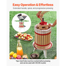 Fruit Wine Press Manual Press for Wine Making 4.75 Gal/18L Wood Basket-4
