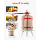 Fruit Wine Press Manual Press for Wine Making 4.75 Gal/18L Wood Basket-6